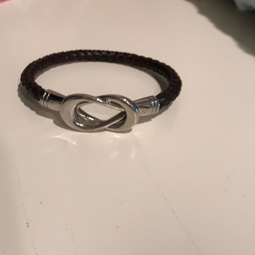 Leather rope bracelet